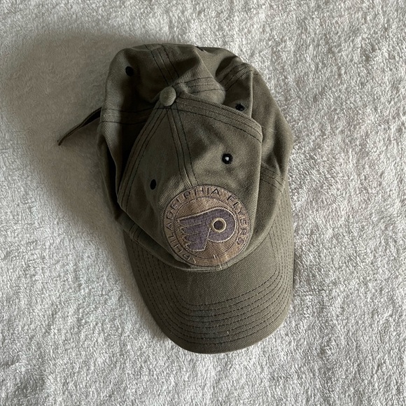 Vintage Green NHL Philadelphia Flyers Baseball Cap Hat - Picture 2 of 4